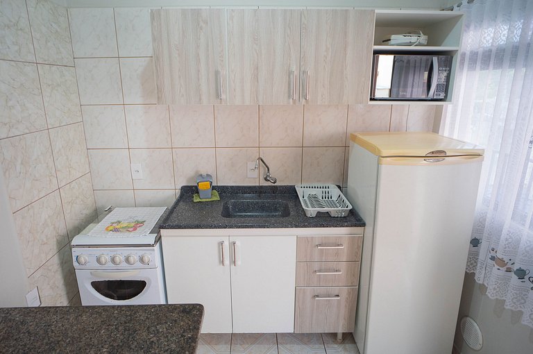 Apartamento completo próximo à Praia da Guarda do Embaú, em